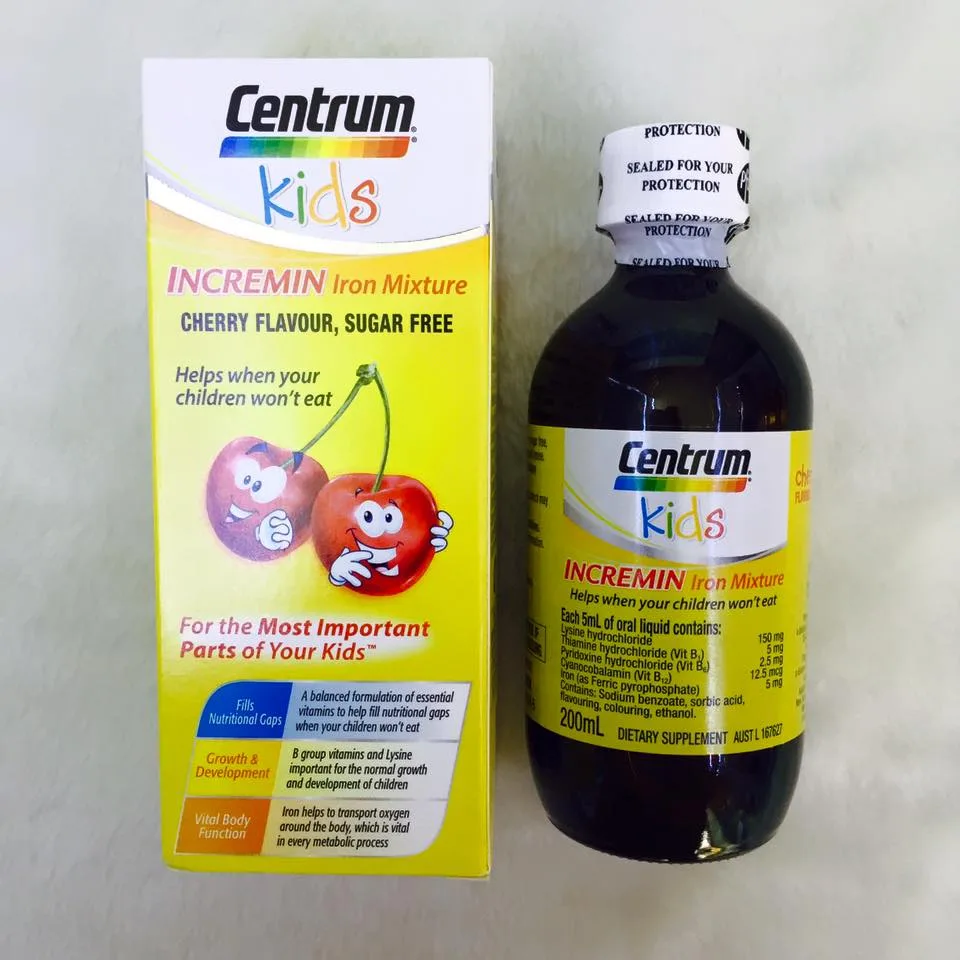 Cách dùng siro centrum kid đúng và hiệu quả