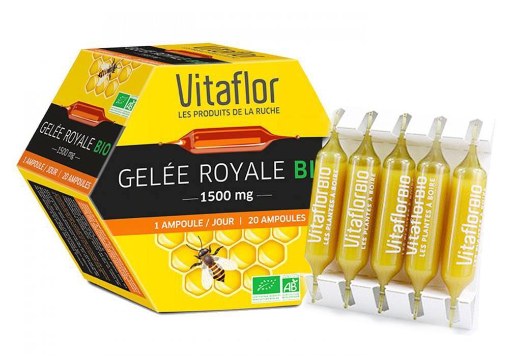 Một hộp Sữa ong chúa Vitaflor bio 