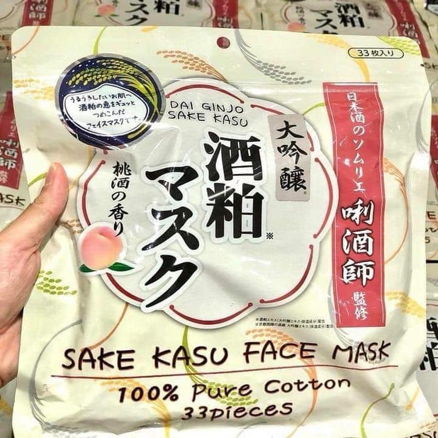 Mặt nạ giấy Sake Kasu face mask 33 miếng