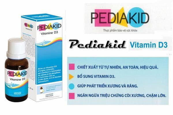 Công dụng của Pediakid Vitamin D3