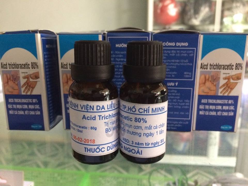 Thuốc Trichloracetic 80 trị mụn cóc