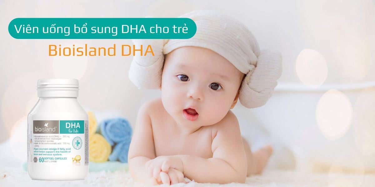 Viên uống bổ sung DHA cho trẻ – Bioisland DHA