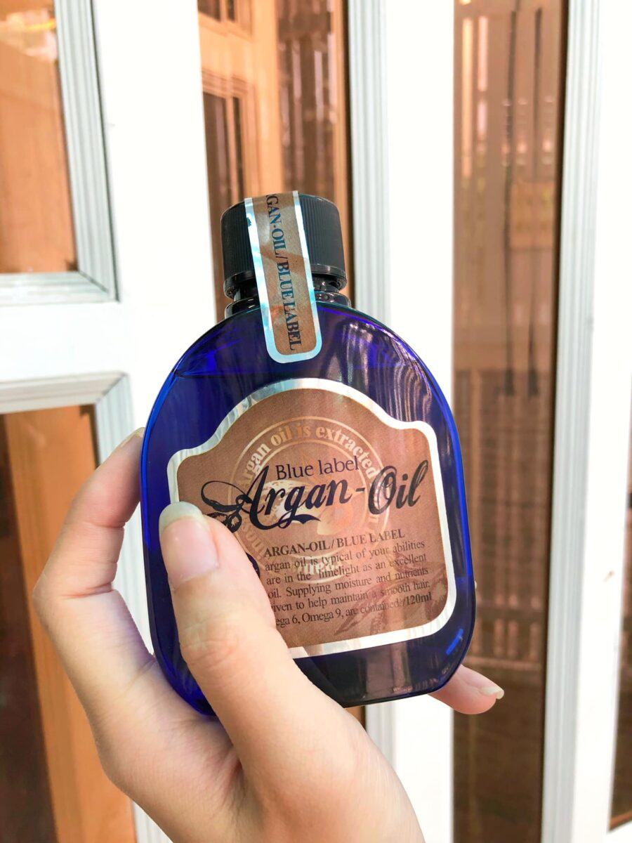 Tinh dầu dưỡng tóc Blue label Argan oil có tốt không?