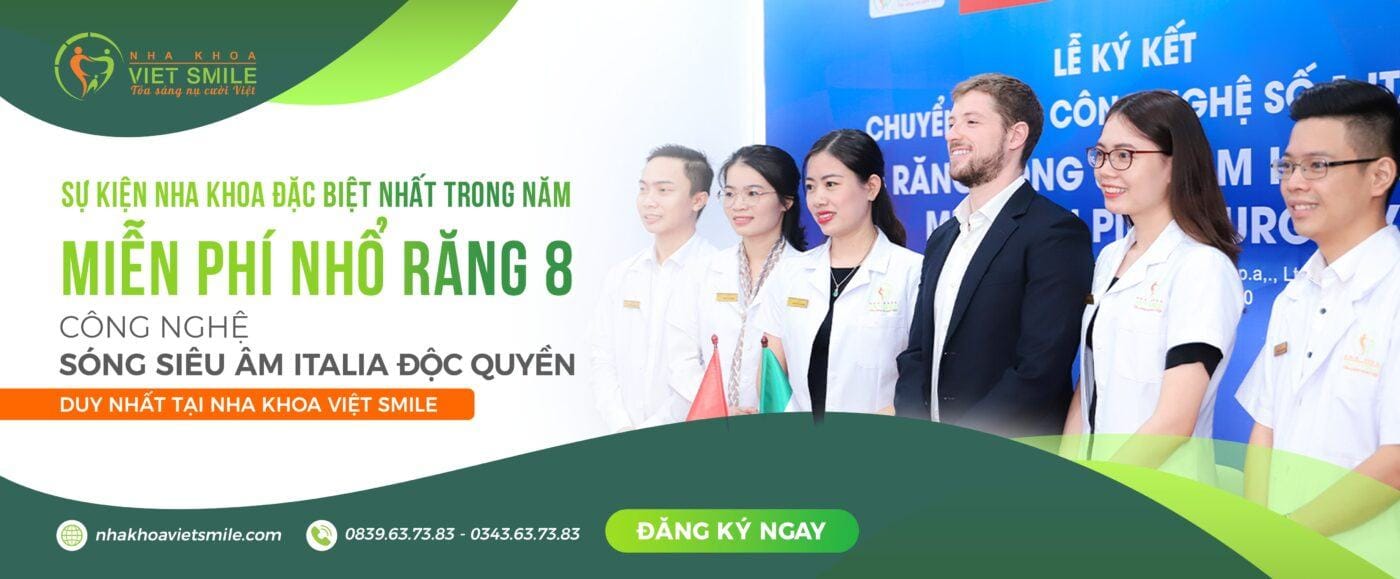 50 suất miễn phí nhổ răng khôn không đau công nghệ số 1 Italia