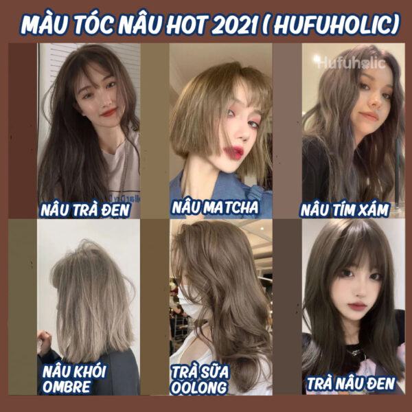 Tổng hợp các màu tóc nữ hot hit nhất được ưa chuộng 2021
