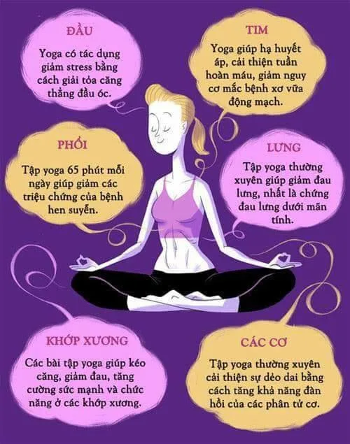 15 lợi ích của tập yoga với sức khỏe