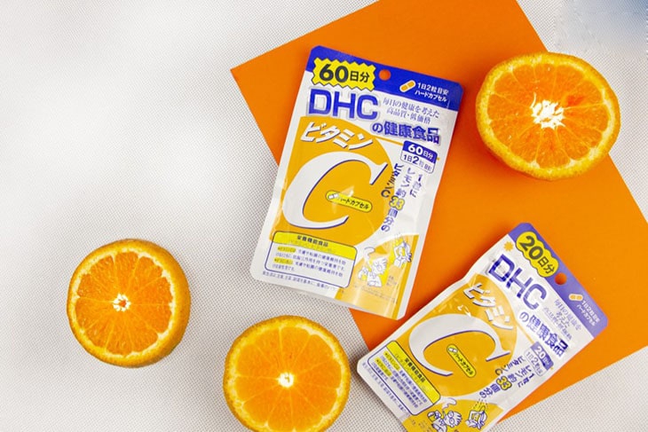 viên uống dưỡng trắng vitamin C DHC