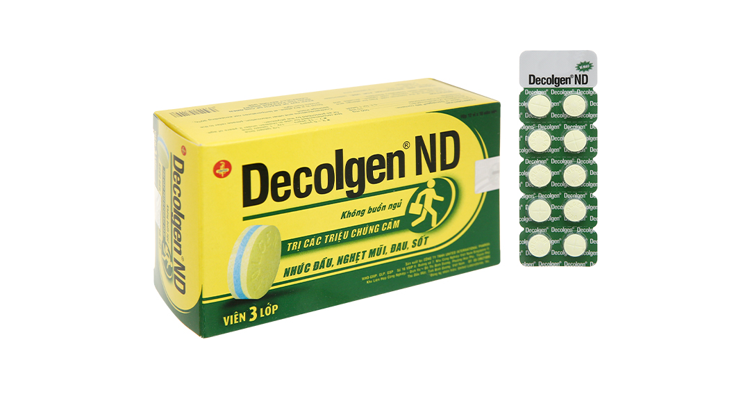 Thuốc trị cảm cúm Decolgen ND