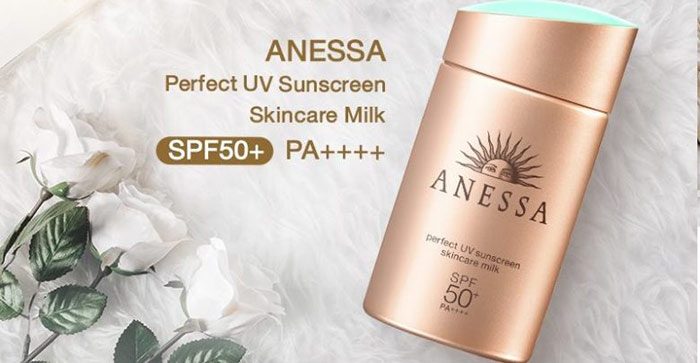 Kem chống nắng Nhật Bản Anessa Perfect UV Sunscreen Skincare Milk SPF50+ PA++++