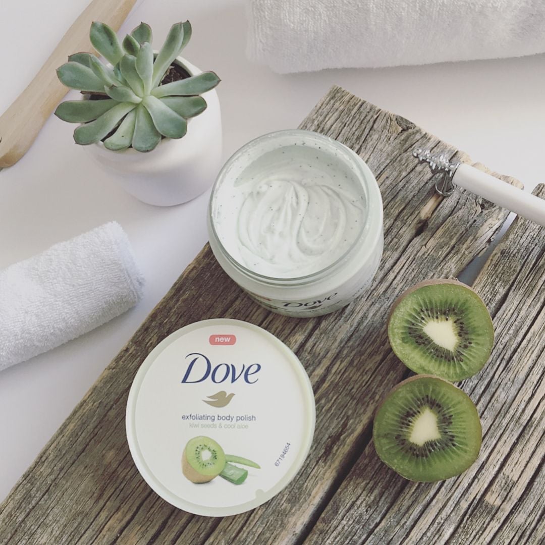 Dove Exfoliating Body Polish Kiwi Seeds & Cool Aloe