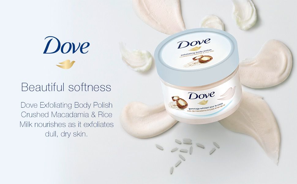 Tẩy tế bào chết body Dove dưỡng sáng da